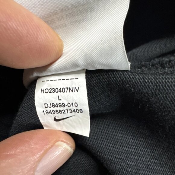 Nike Sportswear DJ8499 Men’s Black Drawstring Sweatpants Joggers Size Large - Picture 6 of 7